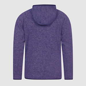 Vêtements de sport pour hommes Veste de survêtement décontractée zippée avec poche Vente en gros Veste de sport respirante à capuche coupe-vent pour entraînement de fitness - Product Image 2