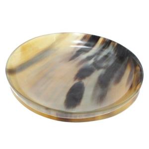 Grand bol à pâte en bois d'acacia personnalisé pour fruits ou salades avec deux poignées en cuir, ensemble de bols ronds en bois pour mélanger les fruits - Product Image 4