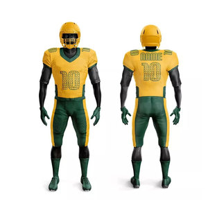 Vente en gros de nouveaux uniformes de football américain à la mode respirants grande taille à manches courtes fabriqués au Pakistan - Product Image 5