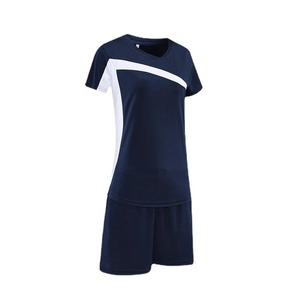 Maillot de volley-ball à manches courtes pour femmes nom numéro imprimer étudiant compétition équipe formation uniformes vêtements de sport pour femmes - Product Image 4
