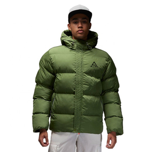 Blouson d'hiver matelassé pour homme, design personnalisé de haute qualité, à capuche, écologique, imperméable, confortable, respirant, couleur unie - Product Image 1