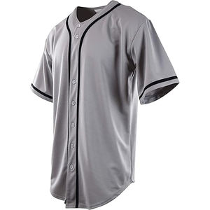 Camiseta de Béisbol Corta de Poliéster Personalizada de Alta Calidad al por Mayor para Equipos, Estilo Vintage, con Malla, Bordado, Impresión Digital y Transpirable para Adultos - Product Image 4