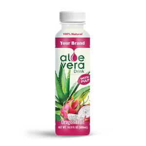 Etiqueta privada 500ml Jugo de aloe vera con muestra gratis de pulpa y precio de fábrica de diseño de Vietnam para refrescos - Product Image 5