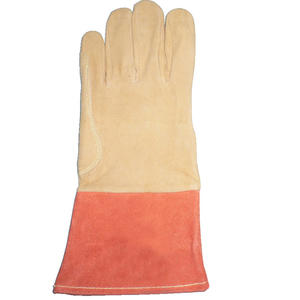 Gants de soudage TIG de haute qualité Gants en cuir industriels de sécurité de l'usine pakistanaise pour travailler des gants de soudage - Product Image 3