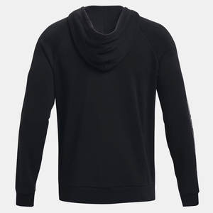 Chaqueta de invierno pesada de moda para hombre, sudaderas con capucha y logotipo personalizado con cremallera, sudadera de algodón multicolor, patrón sólido, Color negro - Product Image 5