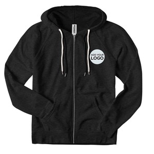 80% cotton / 20% polyester Zipper Hoodies Custom Independent Trading Co. Mid weight Full <b>Zip</b> <b>Hoodie</b> - Product Image 6