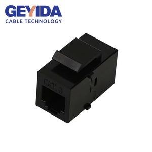 Mạng Extender <span class=keywords><strong>UTP</strong></span> Cat3 <span class=keywords><strong>cat5e</strong></span> RJ45 để RJ45 nội tuyến Keystone Jack Coupler - Product Image 2