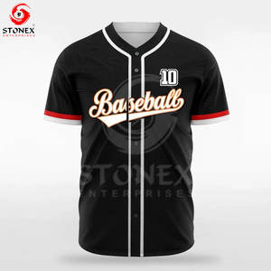 Vêtements de sport de qualité supérieure pour hommes Meilleur design Offre Spéciale polyester Maillot de baseball pour hommes - Product Image 1