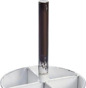 Galvanized Handmade White Metal Utensils Holder For Kitchen Accessories - Product Image 4