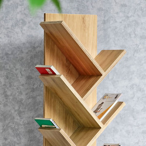 Handcrafted <b>Tree</b> <b>Branch</b> Bookshelf 40x20x150cm Plywood KS68219 for Living Room Dcor - Product Image 4