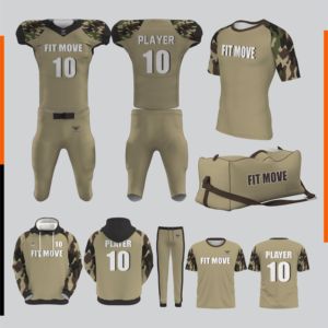 Maillot de football de conception OEM uniforme de football américain personnalisé pour les jeunes à bas prix vêtements de sport confortables uniformes de football américain pour les jeunes - Product Image 1