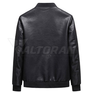 แจ็คเก็ตหนังผู้ชายขายดี แฟชั่น แจ็คเก็ตหนังผู้ชายดีไซน์ทันสมัย แจ็คเก็ตหนังผู้ชาย - Product Image 2