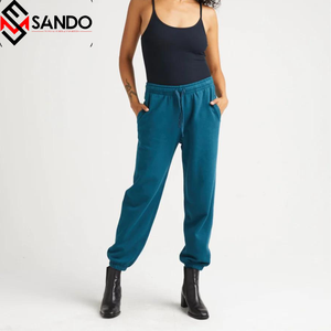 Venta caliente Unisex alto algodón Jogger pantalones logotipo personalizado patrón recto Fitness pantalones de chándal Casual hombres chándales hechos de lona - Product Image 5