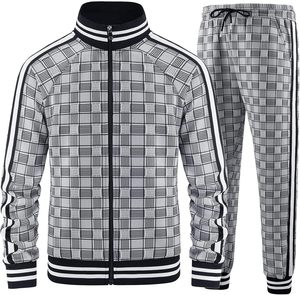 Alta calidad Unisex Casual Sports Jogging Sweatsuit Manga larga Traje de 2 piezas Tallas grandes Reversible 100% Algodón Fitness - Product Image 1
