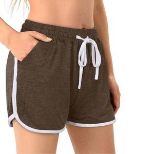 Short Sexy de Yoga pour femmes, vêtements d'entraînement, de gymnastique, avec tissu 100% Polyester, Logo personnalisé, bon marché, OEM, de haute qualité, vente en gros - Product Image 5