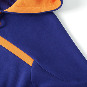 Sudadera con Capucha de Hockey Azul de la Universidad de Lincoln, Sudadera de Forro Polar Premium Unisex de Invierno, Cuello con Cordones, Diseño de Mangas a Rayas, 100% Orgánico - Product Image 5