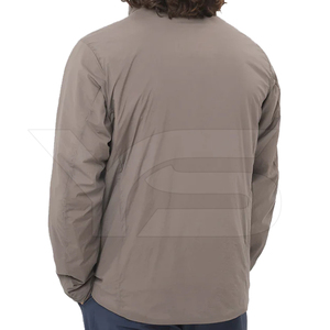 Veste Softshell décontractée pour hommes avec col montant Veste mode d'hiver teinte unie avec fermeture à glissière Service OEM disponible - Product Image 6
