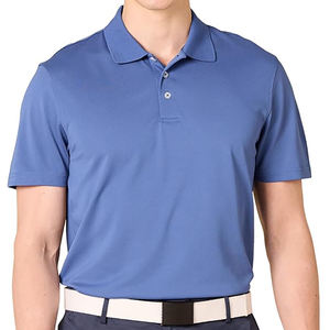 Logotipo personalizado Digital Impreso 100% algodón Secado rápido Transpirable Alta calidad Liso Hombres Golf para camisa para deportes Casual - Product Image 1