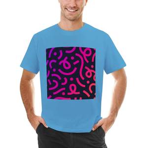 เสื้อยืดผ้าฝ้ายเรืองแสงในที่มืดสำหรับทุกเพศเสื้อยืดพิมพ์ลายขนาดใหญ่คอกลมสีดำพร้อมเอฟเฟกต์เรืองแสงสีดำ100% ออกแบบได้ตามที่ต้องการ - Product Image 4