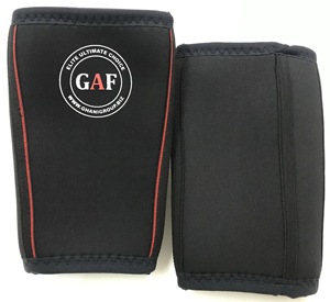 GAF Soporte de gimnasio de alta calidad Compresión Neopreno Levantamiento de pesas en cuclillas Mangas de rodilla de 7mm - Product Image 3