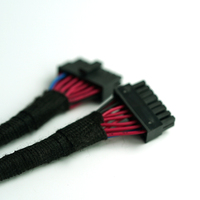 Conjunto de cables de Alimentación y datos SATA personalizado de primera calidad Arnés de cableado de plano posterior HDD SSD confiable para servidores y almacenamiento industrial