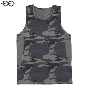 Débardeur d'été pour hommes personnalisé gilet séchage rapide vêtements de sport coupe ajustée grande taille été sans manches coupé t-shirt - Product Image 1