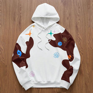 Sweat-shirts à capuche en tissu premium, streetwear et mode d'hiver, vente en gros, sweat-shirts décontractés pour hommes, tricot, coupe ample, manches longues - Product Image 1