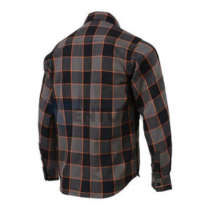 T-shirts en flanelle unie pour hommes de haute qualité 100% coton Séchage rapide Respirant Décontracté Col montant Coupe régulière Marque privée en vrac - Product Image 3