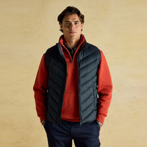 Chaleco Acolchado Informal para Hombre de Alta Calidad, Transpirable, Impermeable, para Invierno, sin Mangas, con Cierre, Color Negro - Product Image 3