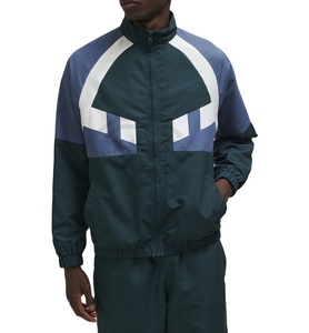Survêtement personnalisé à couleur bloquée, coupe et couture pour hommes, coupe-vent, veste zippée et jogging, ensemble Patchwork, survêtement en nylon pour hommes - Product Image 2
