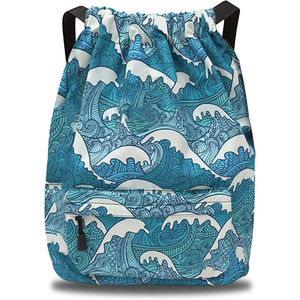 กระเป๋าเป้สะพายหลังเชือกไนลอนออกแบบโลโก้ได้ตามต้องการทันสมัยกันน้ำ - Product Image 1