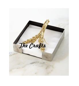 Último diseño, servilletero de color plateado y gris, dispensador de pañuelos, servilletero de hierro y aluminio a granel - Product Image 1