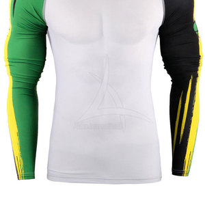 New Design Eco-Friendly Breathable <b>Compression</b> <b>Shirts</b> Long Sleeve Sublimated Men's Custom Colors & Logo OEM Service Wholesale - Product Image 3