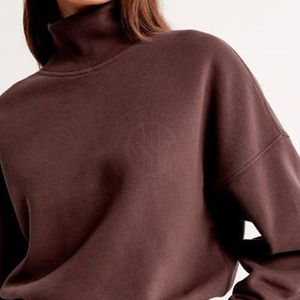 Women <b>Mock</b> <b>Neck</b> Sweatshirt Soft Stylish Knit <b>Top</b> Casual Wear Daily Fashion Winter Comfort Use Women <b>Mock</b> <b>Neck</b> Sweatshirt - Product Image 5