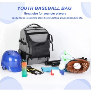 Bolsa de béisbol deportiva de camuflaje personalizada, Kit de mochila con gancho de valla, bolsa de bate de Softball con zapatos - Product Image 4