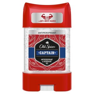Old Spice Captain Herbal Moisturizer Antitranspirante y Desodorante con Aroma Amaderado en Barra de Gel Transparente de 70 ml - Product Image 1
