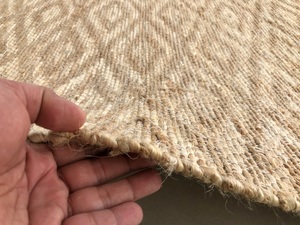 Direct From Factory Manufacturer Modern Handmade Jute Rug in Geometric Pattern Flat Weave for Indoors Home Use Area Rugs & <b>Sets</b> - Product Image 3
