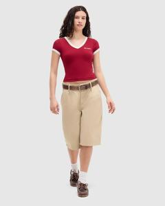 T-shirt imprimé écologique à col rond et coupe ample pour femmes, idéal pour l'été - Product Image 2