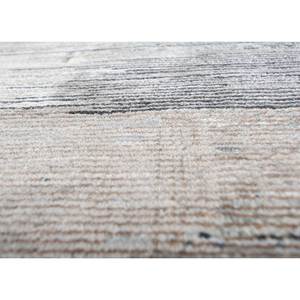Alfombra Kavi Gris y Negra Anudada a Mano de Lana y Seda de Bambú con Patrón Abstracto Afterglow para Uso Doméstico Eskm-15 - Product Image 3