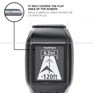 ฟิล์มกันรอยหน้าจอสมาร์ทวอทช์ ANTISHOCK สำหรับเคสกันกระแทกทอมทอม มัลติสปอร์ต - Product Image 4
