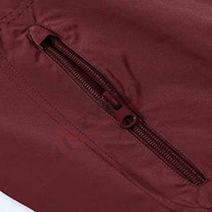 Blouson aviateur pour homme en couleur unie avec fermeture éclair intégrale, qualité supérieure, léger - Product Image 5