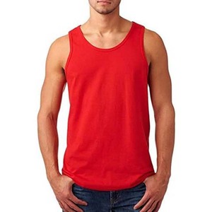 Vêtements d'été pour hommes d'été respirants en coton de qualité supérieure personnalisés OEM Débardeurs pour hommes de grande taille à col rond sans manches - Product Image 6