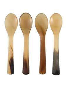 Juegos de cubiertos de cuerno Natural hechos a medida, cucharas y tenedores de cuerno para decoración del hogar, artesanías naturales hechas a mano para reventa - Product Image 4