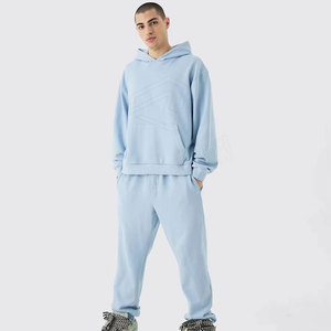 Sweat-shirt à capuche unisexe surdimensionné grande taille pour hommes sweat-shirt à capuche personnalisé pour hommes survêtement logo brodé - Product Image 1