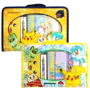 Ensemble de papeterie Pikaed en PVC, fournitures scolaires coréennes pour enfants, crayon, gomme, cahier, anime, dessin animé, cadeau pour étudiants - Product Image 1