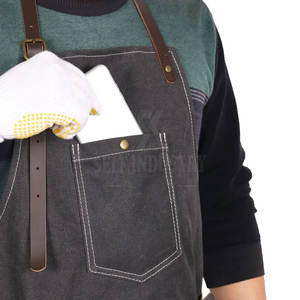 Delantal de leñador de tela de algodón personalizado, servicio OEM hecho en Pakistán, delantal de leñador ligero - Product Image 4