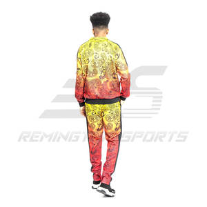 Dernier design personnalisé d'ensemble de survêtements de sport à sublimation pour hommes ensemble de survêtements d'entraînement légers de qualité supérieure pour hommes - Product Image 5