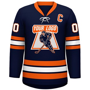 Maillot de hockey sur glace personnalisé réversible en coton 100% respirant, teint en pièce, avec broderie sergé, pour entraînement d'équipe, vente en gros - Product Image 2