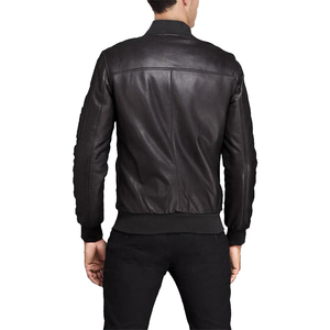 Chaqueta de invierno Vintage para hombre de High Street en cuello alto de cuero PU pesado con estilo Hip Hop Casual Nylon Shell Plus Size - Product Image 4