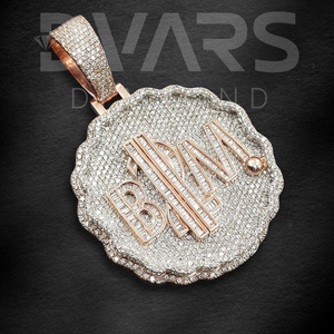 Dijes Clásicos Personalizados con Certificación GCI, Unisex, con Diamantes Cultivados en Laboratorio, Corte Brillante, Plata S925, Chapado en Oro Sólido de 9k-18k - Product Image 2